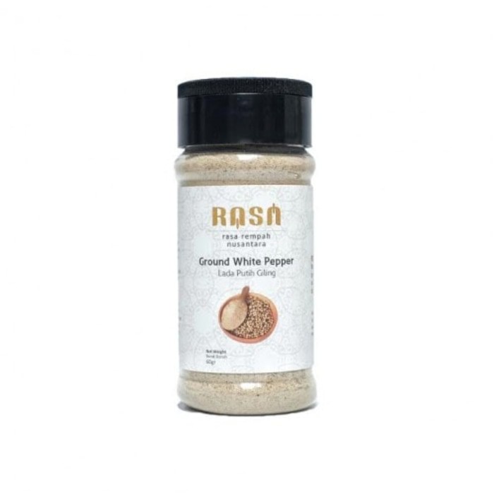 

Rasa, Ground White Pepper 60 gr