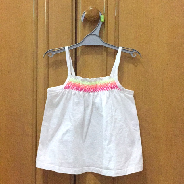 Atasan smock tank top baby girl 18-24m PLACE