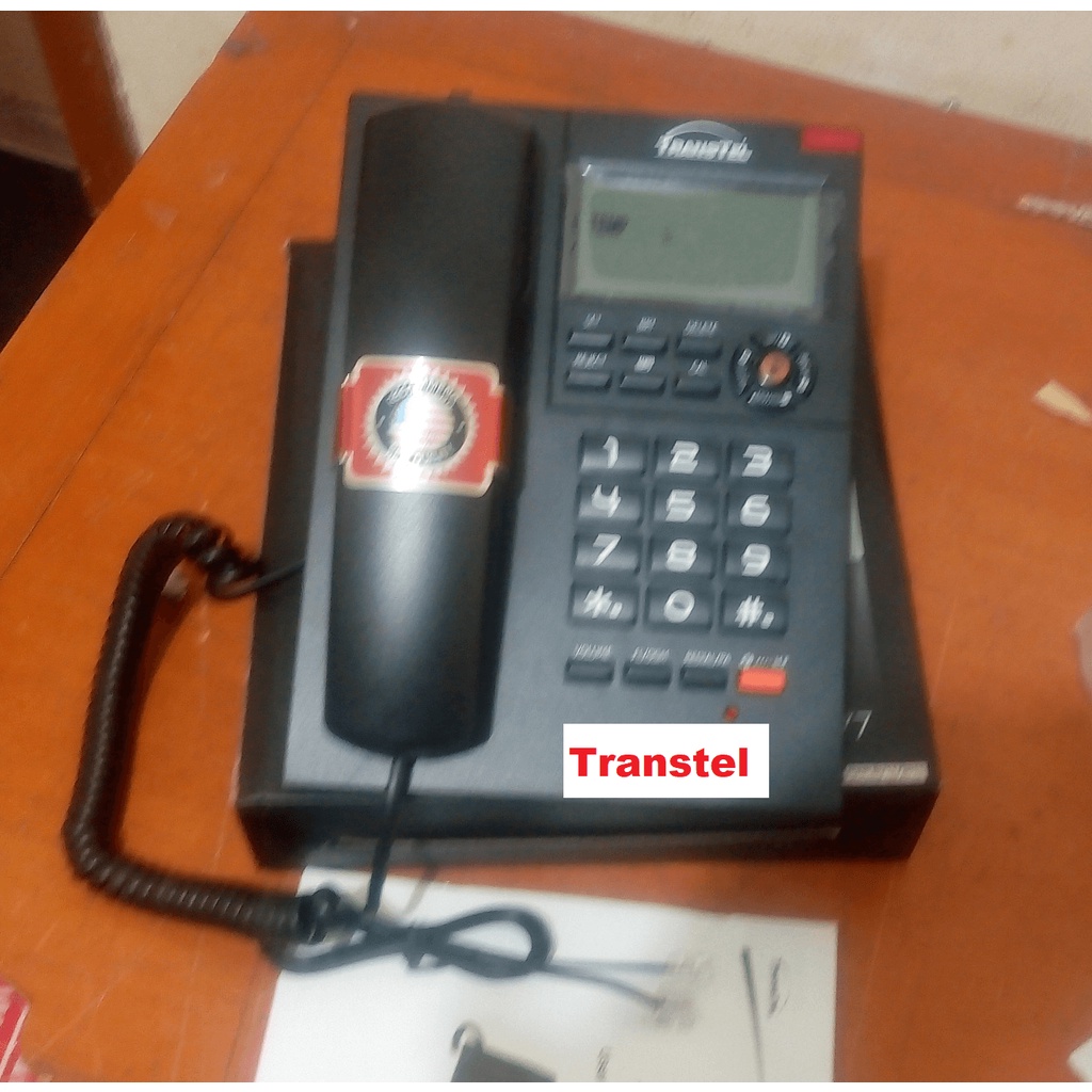 Telepon Support Caller ID Transtel Ti977 Analog Handsfree