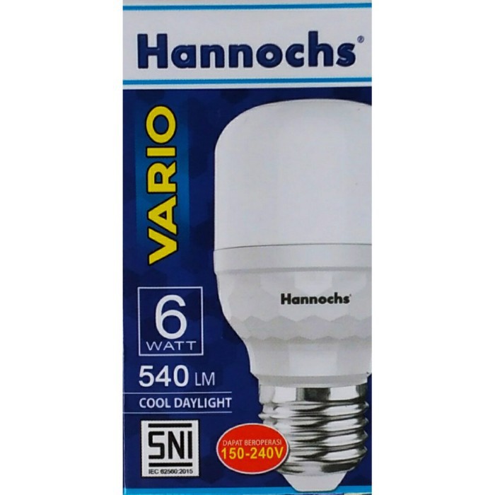 Hannochs LED Vario 6W Cool Daylight/ Putih