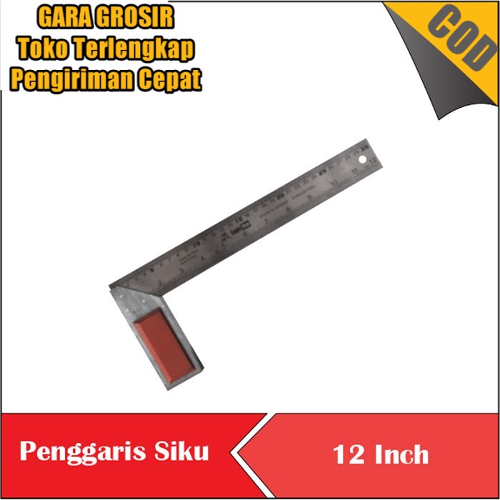 

Penggaris Siku Tukang Camel / CAB 30cm 12 inch tebal