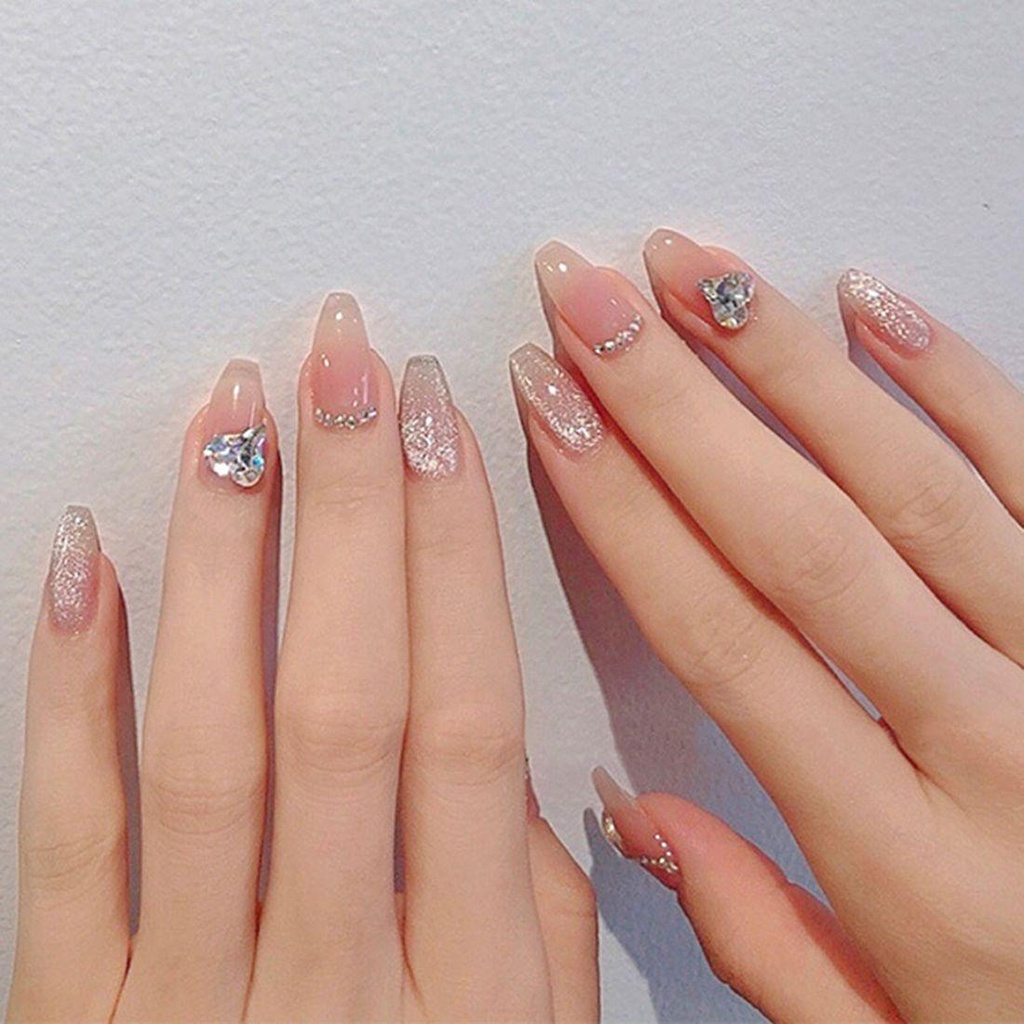 MXBEAUTY Nail Art Rhinestones Warna-Warni Cermin Aksesoris Permata Batu Flatback Manik-Manik AB Kristal Manicure Charms