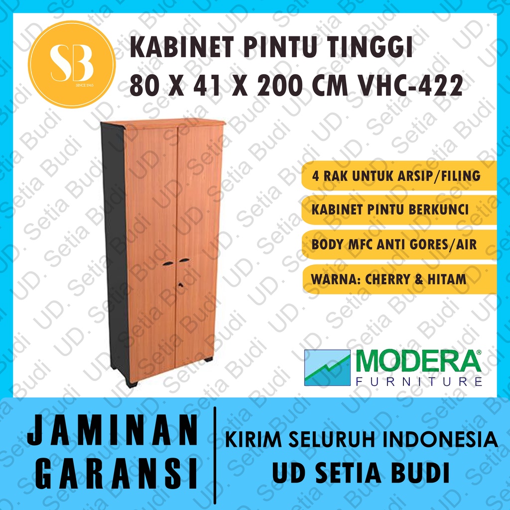 Lemari / Cabinet Tinggi dengan Pintu Panel Modera VHC 422