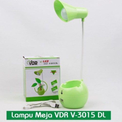 Lampu Meja Belajar Anak Multifungsi VL-3015DL 3W LED VDR Lampu Cas Emergency Rechargeable