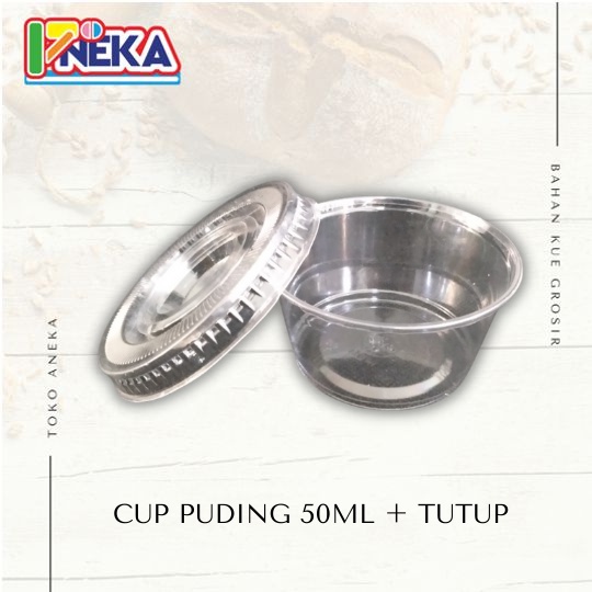 Cup Puding 50ml + Tutup