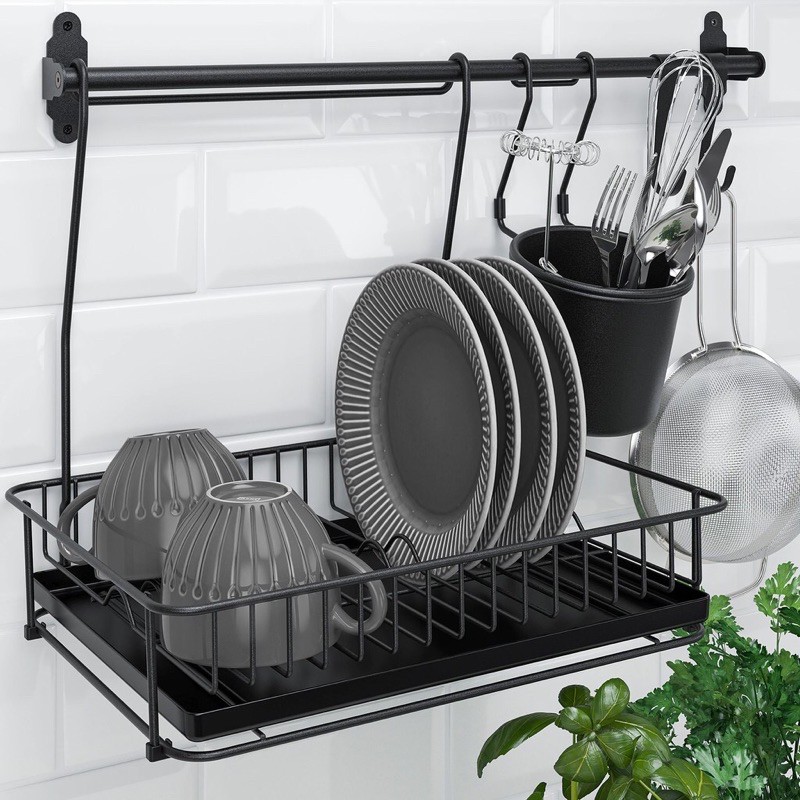 Jual (HLTRP) Rak Piring Gantung Besi / Rak Piring Dengan Peniris