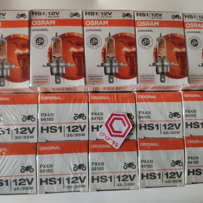 LAMPU MOTOR HS1 H4 OSRAM 35/35 WATT ORIGINAL