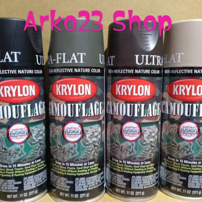 Krylon Cat Semprot Camouflage Army Loreng MADE IN USA Termurah