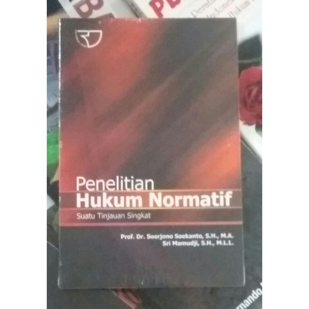 Buku Penelitian Hukum Normatif Soerjono Soekanto Rajawali Shopee Indonesia