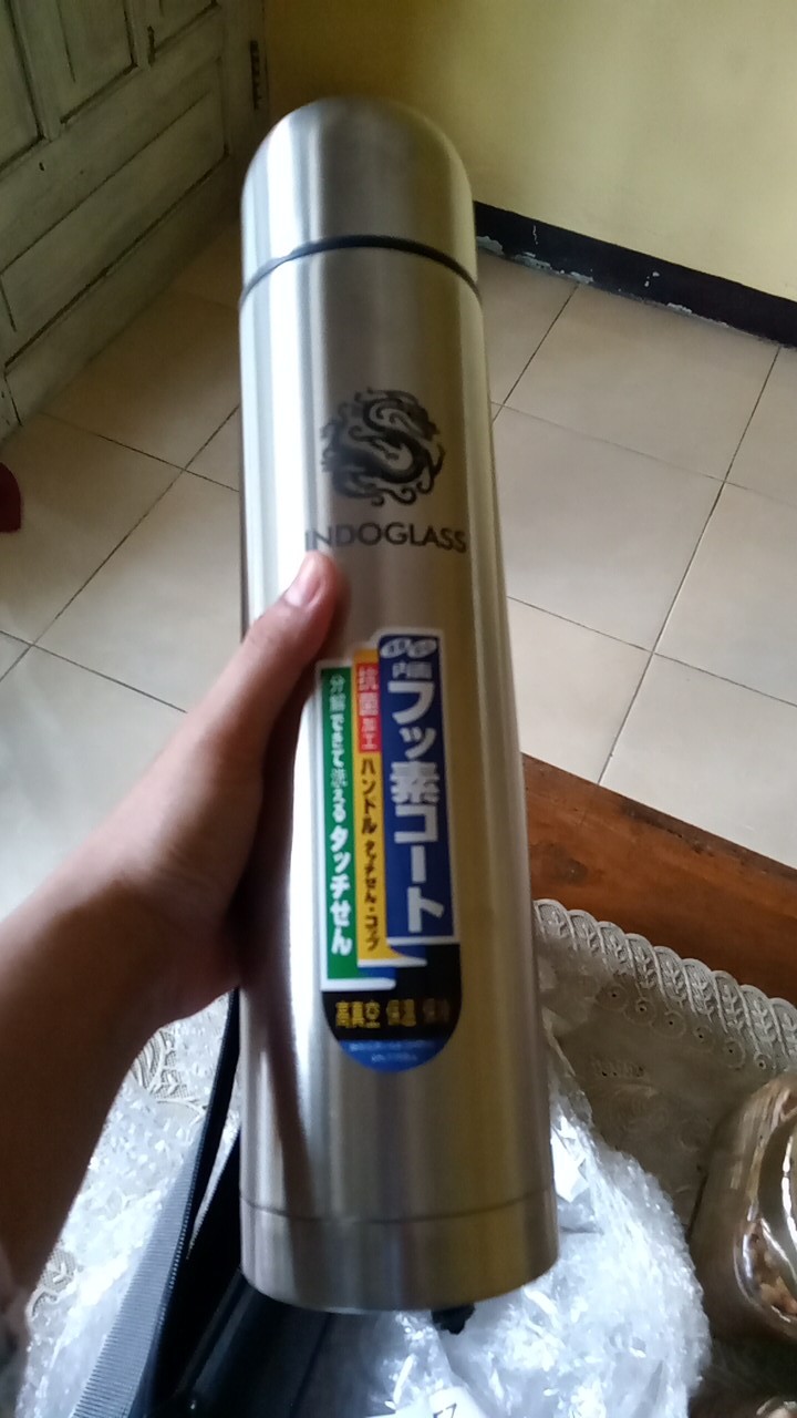 Termos Stainless Steel 1liter (termos Air Panas) Bonus Tas