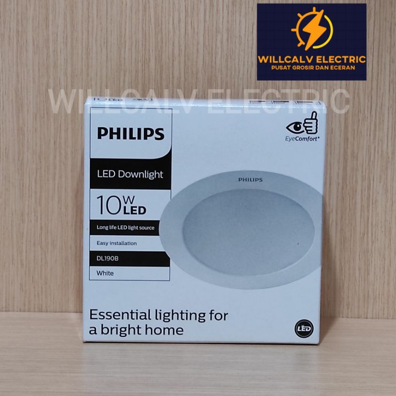 PHILIPS ERIDANI 10W 10 WATT DL-190B / LAMPU DOWNLIGHT PHILIPS ERIDANI DL-190B 10W 10 WATT