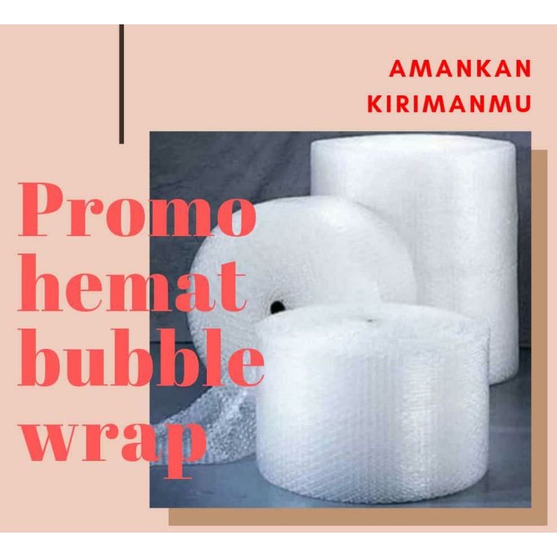 Bubble Wrap Bening 30cm x 50 meter Bubblewrap