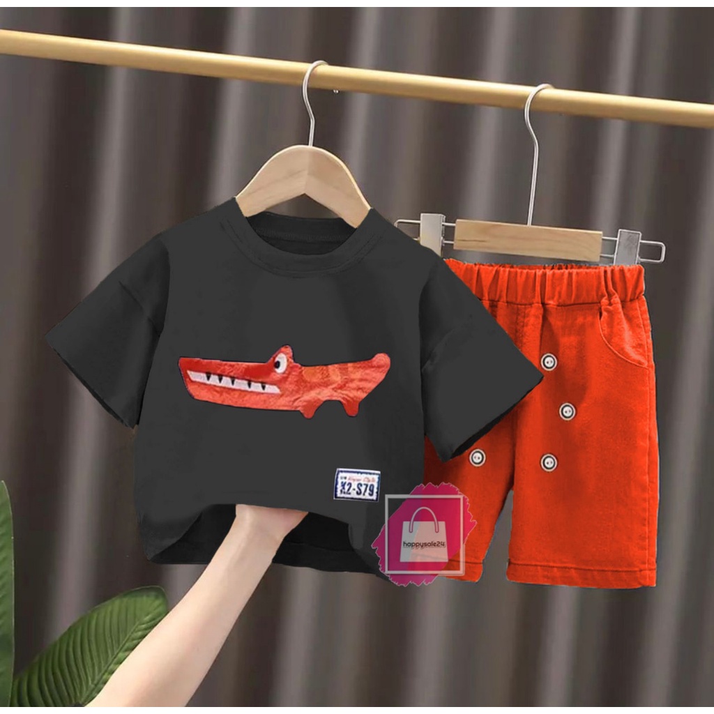 SETELAN ANAK BAJU ANAK UMUR 1-5 TAHUN SETELAN ANAK LAKI LAKI BAJU ANAK LAKI LAKI PAKAIAN ANAK LAKI LAKI KAOS ANAK CELANA ANAK SET CELANA PENDEK BAJU ANAK TERLARIS SETELAN ANAK TERBARU BAJU ANAK TERBARU BUBU ANAK MOTIF BUAYA KIDS