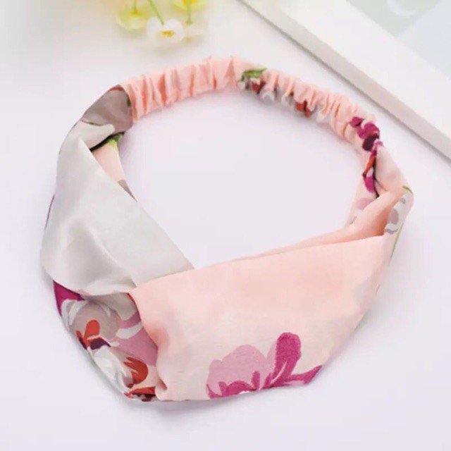 Bando Bandana Simpul Ala Korea - Headband - Bando Bandana Korea Bando Kain Bunga Cantik