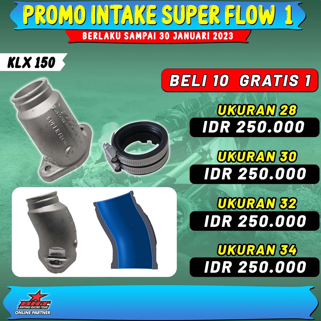 intake super flow klx brt
