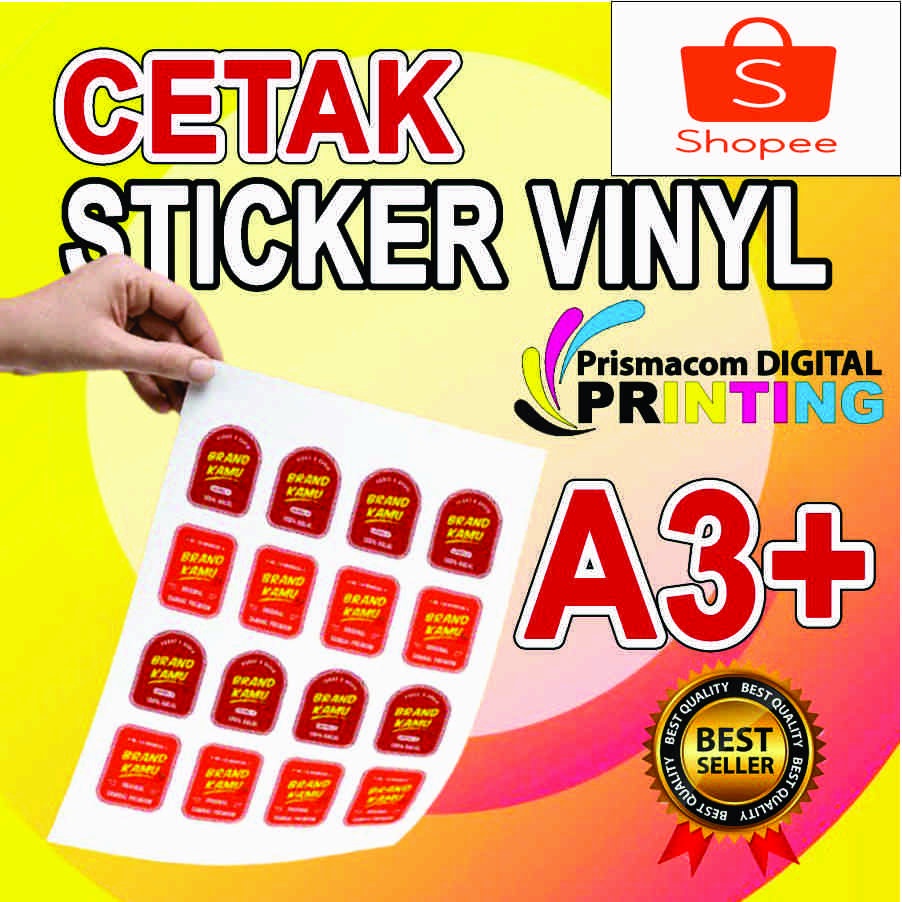 

STICKERVINYL A3+ Glosy / Doff / Transparant ANTI AIR