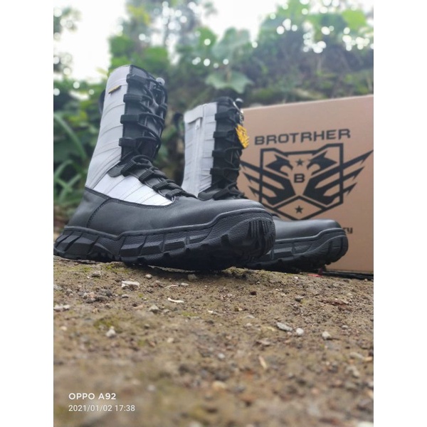 Sepatu Pdl Provost New Ninja Tni Kulit Asli Anti Air Pakai Resleting Merk Brotrher Murah