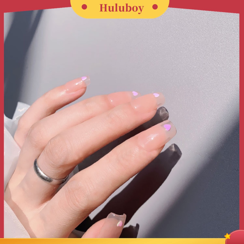 Huluboy Huluboy♡ Ornamen Payet Glitter Bentuk Bintang Hati Untuk Dekorasi Nail Art