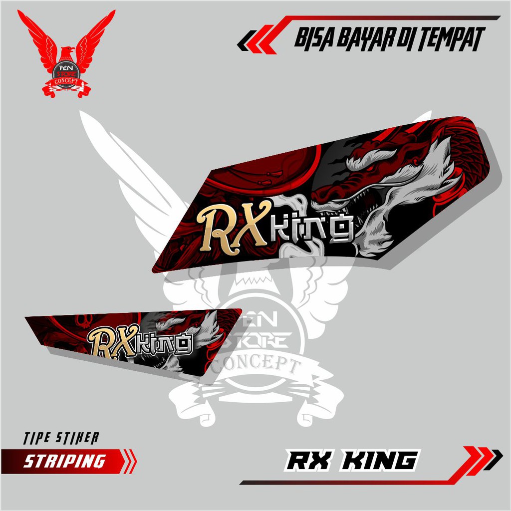Stripping rx king Stiker Rx King Variasi RX KING Naga Variasi Motor RX KING
