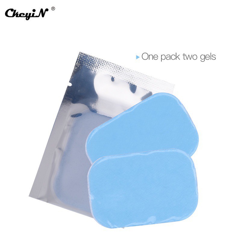 

CkeyiN 10PCS Replacement Gel Pads EMS Trainer Belt Massage Gel Sheets Reusable