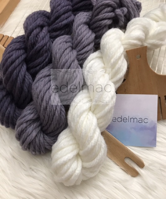 Tali Benang Woolen Colorful Yarn Tapestry Weaving Thick Line Part I