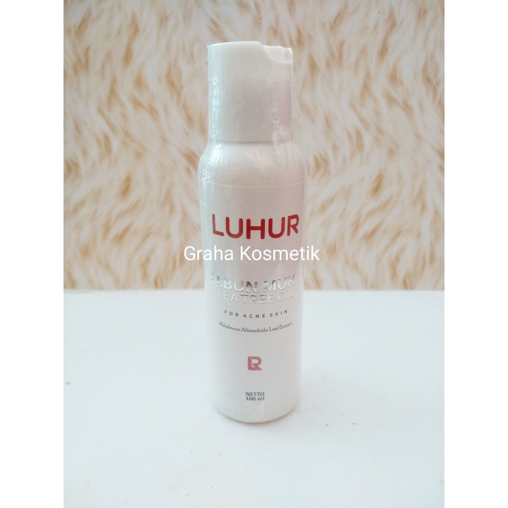 Luhur Facial Wash Tea Tree Oil Untuk Kulit Berjerawat