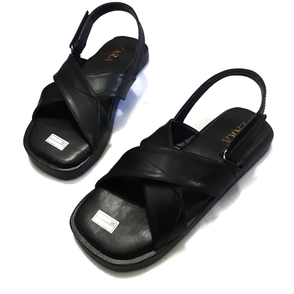 jukasih - sandal wanita alesa sandal mpuk nyaman &amp; antislip