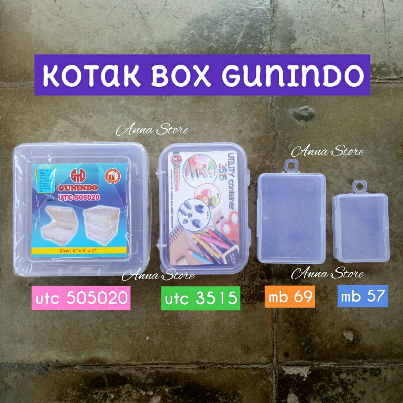 Box Kotak Tempat Wadah Kecil Gunindo MB57 MB69 MB 774 UTC 3515 UTC 505020 UTC 508520 Utility Contain