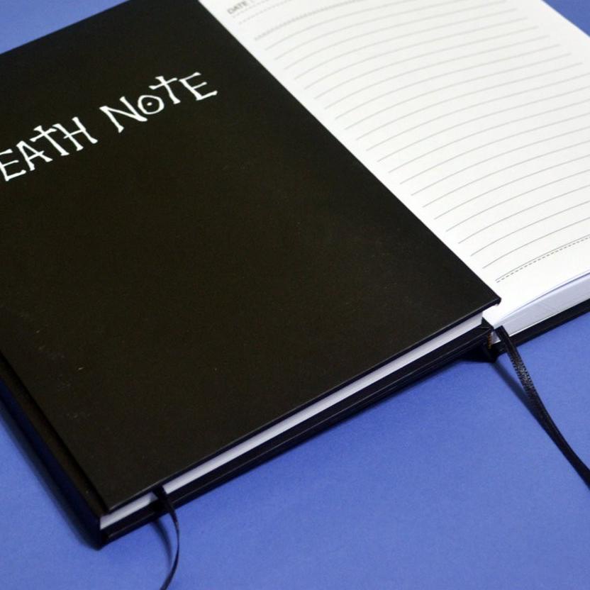 

EXCLUSIVE!Note Book Anime Death Note Kertas Bergaris Hardcover Buku Tulis Catatan Agenda Planner|SQ2