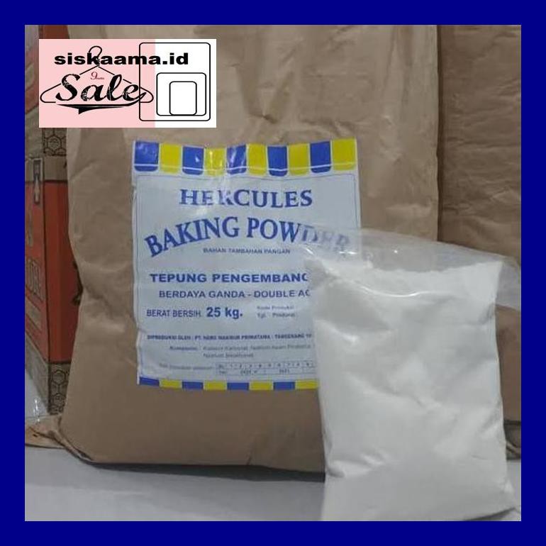 

A40D0Yh Baking Powder Hercules 1Kg Double Acting Termurah D50Tr40V