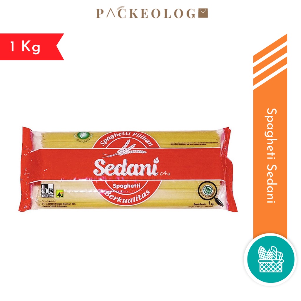 

Spaghetti Pasta Spageti Sedani 1kg Mentah Mie Lidi