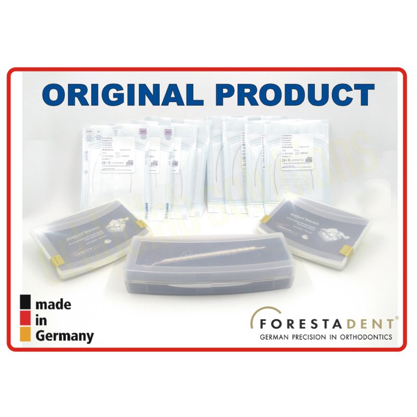 [PAKET] FORESTADENT BIOQUICK SELF LIGATING BRACKET