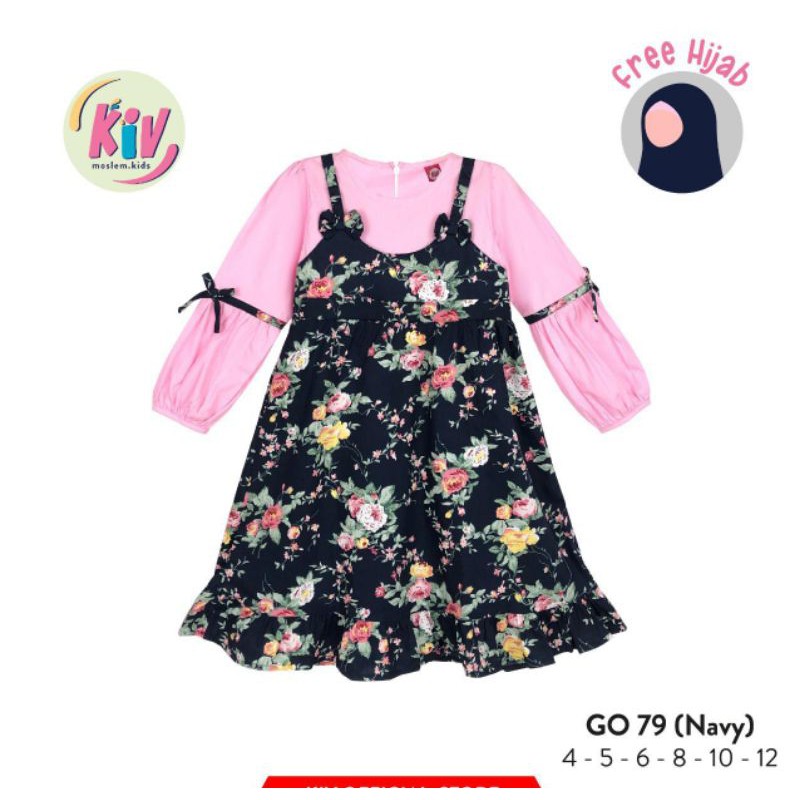 SR.KIDS /Gamis kiv/gamis perempuan/Gamis Anak premium/Kidsinvogue