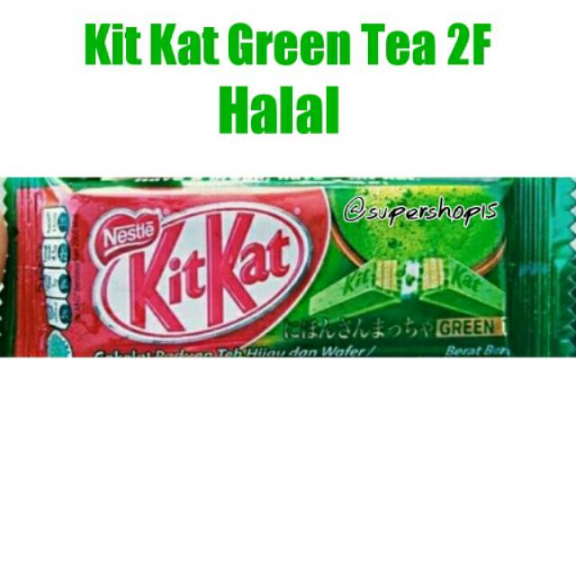 Kitkat Chocolate / Green tea 2bar (2F) . Kit Kat Greentea