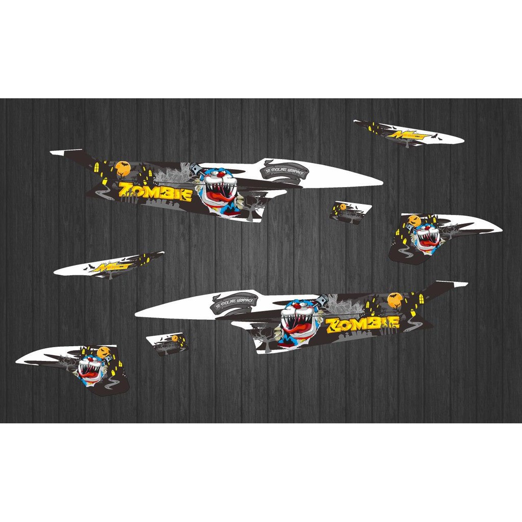 STRIPING STIKER LIST VARIASI MIO 2010 LAMA SMILE MIO SPORTY SPORTI DORAEMON ZOMBIE