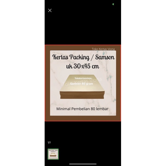 

kertas samson 30 x 45 cm