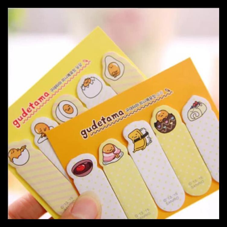 

Stick Note/ Stick Marker Telur Gudetama - Kuning Garis Sale