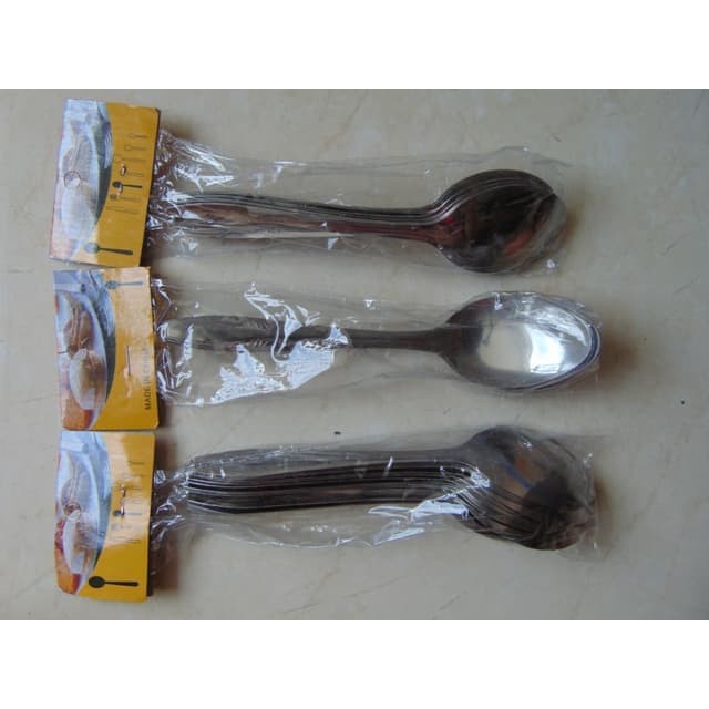 Sendok Makan Stainless 1 Lusin 12 Pcs Murah Aman