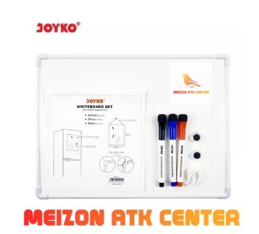 

NEW JOYKO Magnetic Whiteboard Papan Tulis Putih WBS 10 Uk 38x28cm [1 SET]