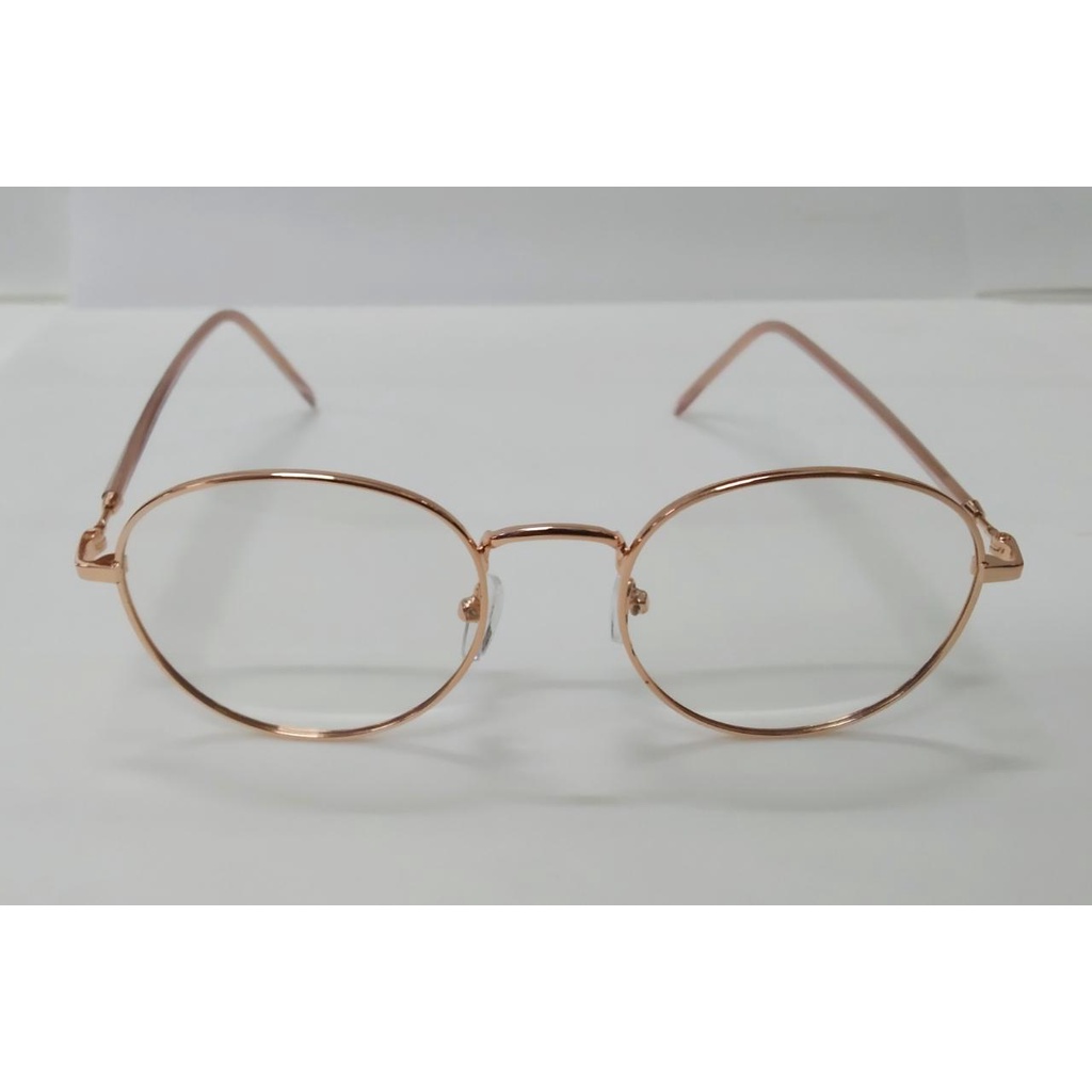⭐Gogoland⭐ Kacamata Photocromic Korea / Anti Radiasi 2 In 1Photochromic Pria Wanita R451-K5 ROSE GOLD