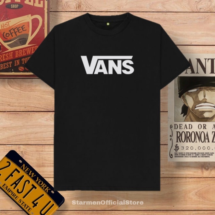 Kaos Distro Unisex VANS Katun Combed 30s / sablon polyflex /polyflex premium / Pakaian Pria Wanita Atasan Cowok Cewek /kaos kekinian / kaos viral / tshirt tumbrl tee basic /SIZE M , L , XL , XXL / kaus oblong oversize kaos murah best seller ready