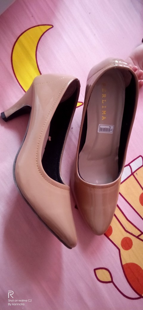 Zufar - Jane Glossy Pentopel Wanita / Sepatu Wanita / Sepatu Kerja Wanita/everlasting Heels