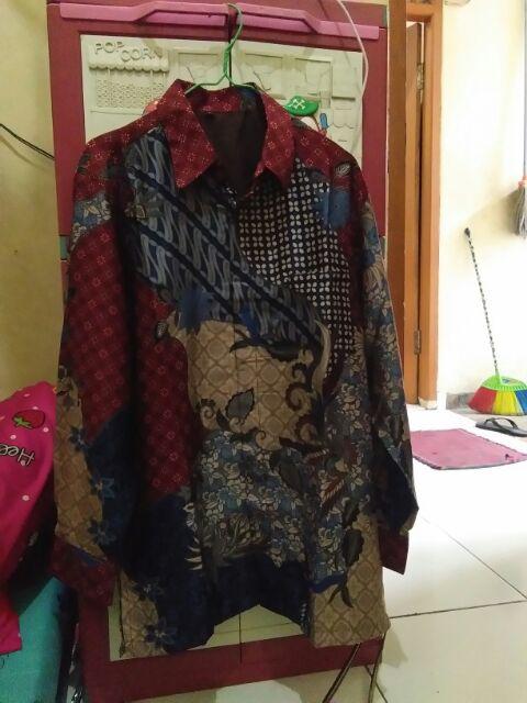 Kemeja Batik Semi Sutra Silky Premium Puring Istimewa