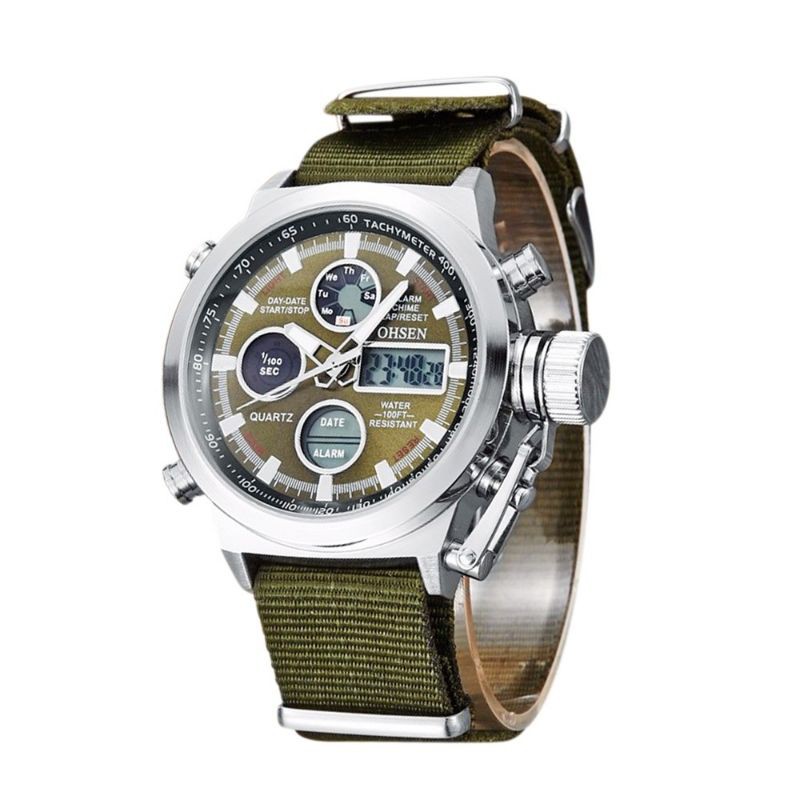 Ohsen Jam Tangan Original Military Sport