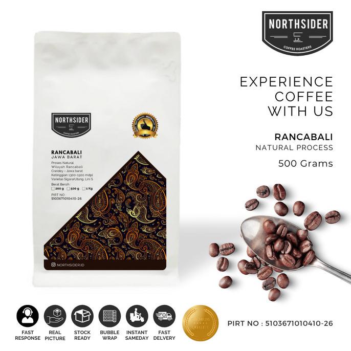 

BIJI KOPI ARABIKA RANCABALI ANAEROB NATURAL - 500GR NORTHSIDER COFFEE -Diskon Besar
