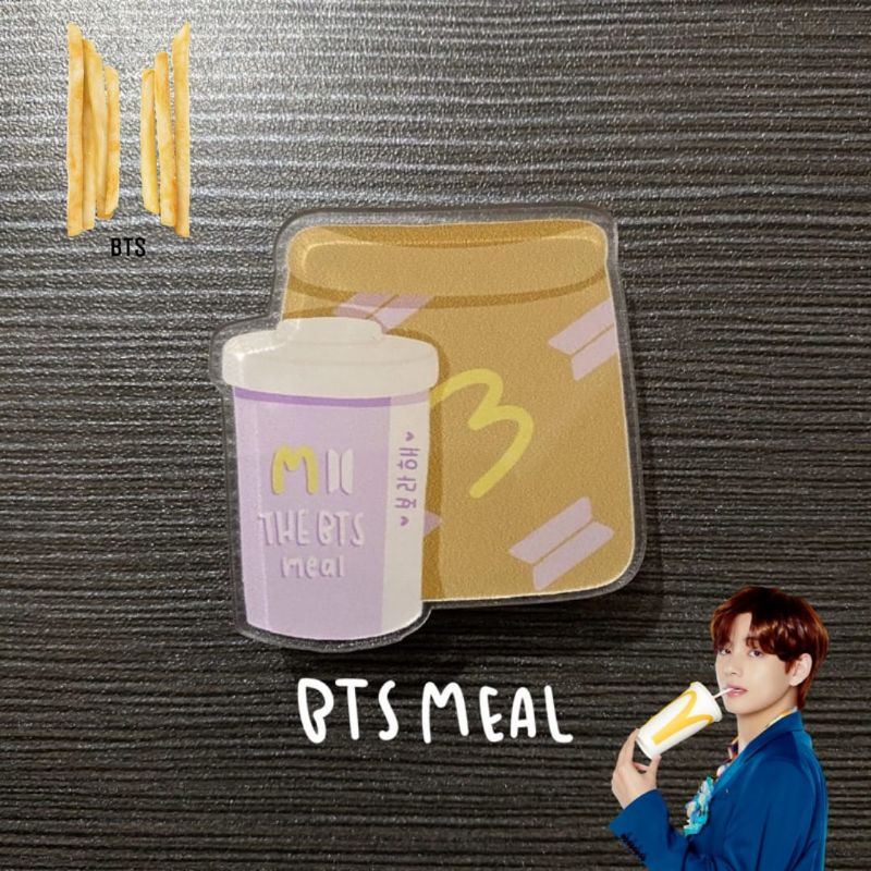 BTS X MCDONALD POP SOCKET BTS BT21 AKRILIK POP SOCKET BTS AKRILIK