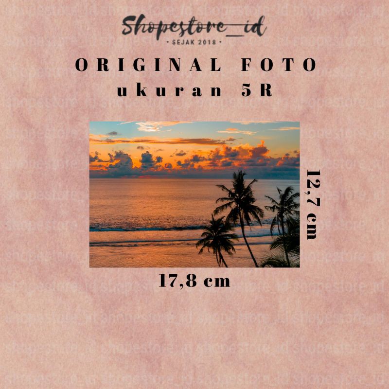 Foto Original Ukuran 5R | Cetak Foto | Original Photo | Shopestore_id