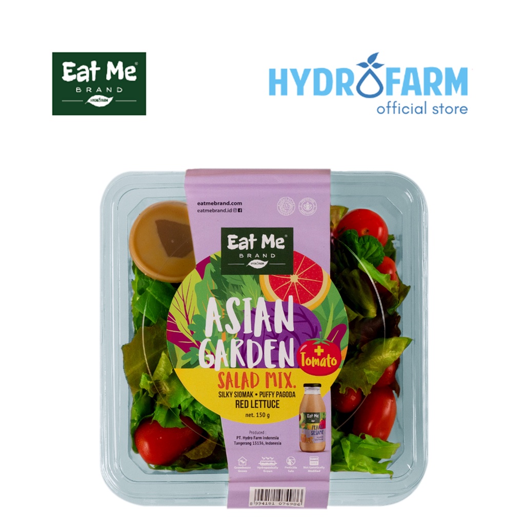 

Eat Me Brand - Salad Pack Hidroponik Asian Garden Salad + Tomato