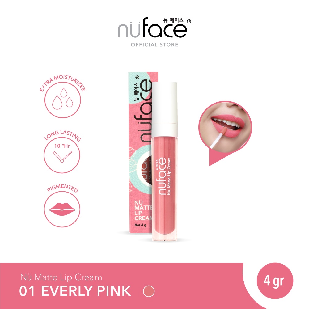 Nuface Nu Matte Lip Cream Ombre Pinky Chic 8gr