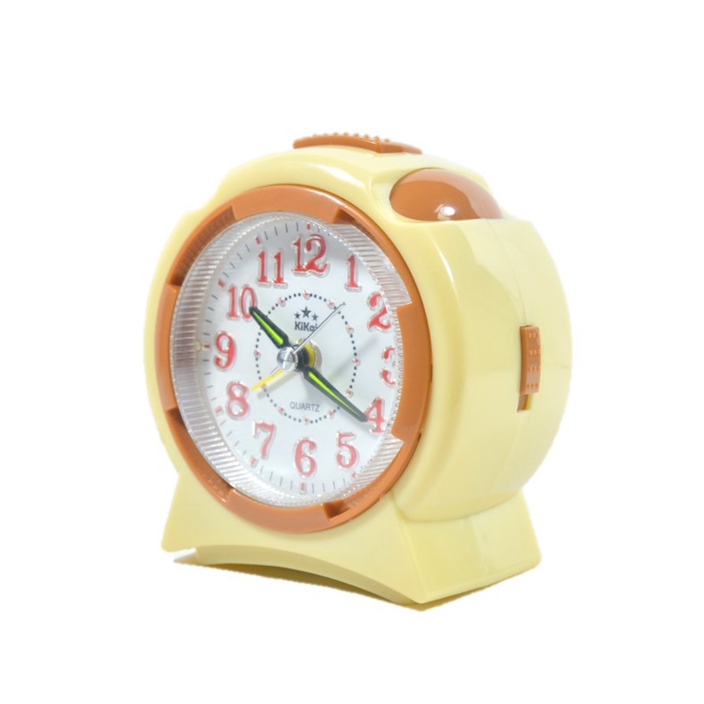 Jam Meja Beker Weker Alarm Clock DUAL MODE Kring Melody Bell Free Baterai